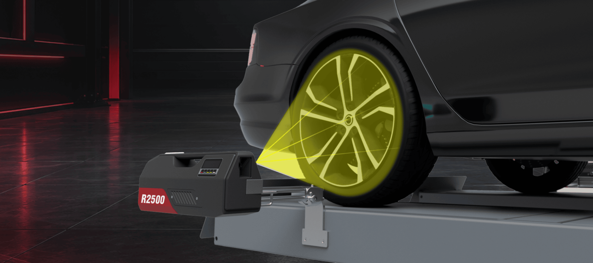 Rotary lüftet den Schleier: Der R2500, das berührungslose Achsvermessungsgerät, das neue Maßstäbe setzt, feiert auf der Automechanika 2026 sein Debüt