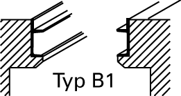 Grubeneinfassung Typ B1