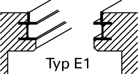 Grubeneinfassung Typ E1