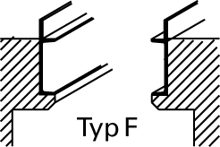 Grubeneinfassung Typ F