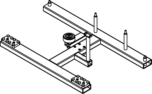 Dispositivo di montaggio per aggregati V00-2