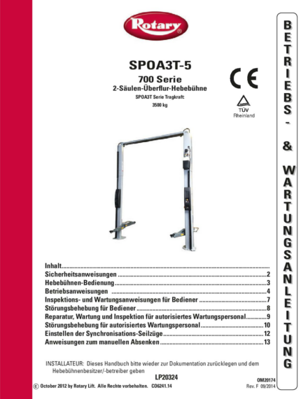 2 post lift spoa 3t 5  om20174   