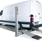 4 post lift sm 55 mercedes sprinter at bottom mi