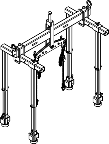 Mounting device commercial vehicle