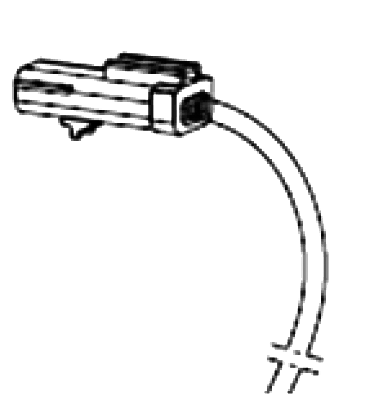 Cable for external 24 V batteries