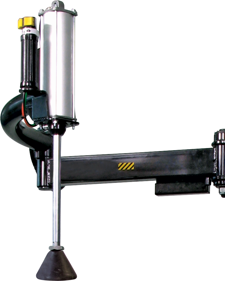 Pneumatic bead pusher