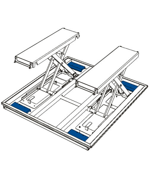 Einbaukasten für bodenebenen Einbau