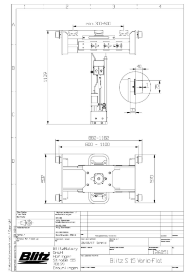 Pit lifter blitz s15 vario flat 126051 8862