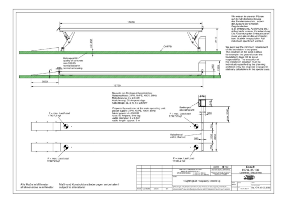 Exa lift da hdvl35 130 8580