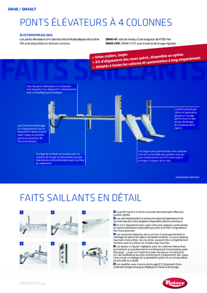 4 post lift sm40 sm40lt  126511   