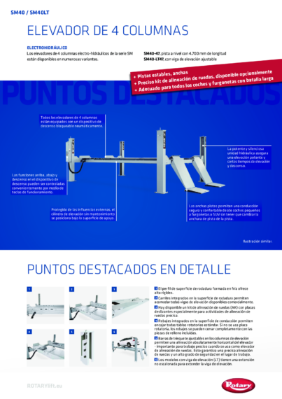 4 post lift sm40 sm40lt  126513   