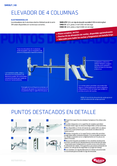 4 post lift sm55lt sm65  126519   