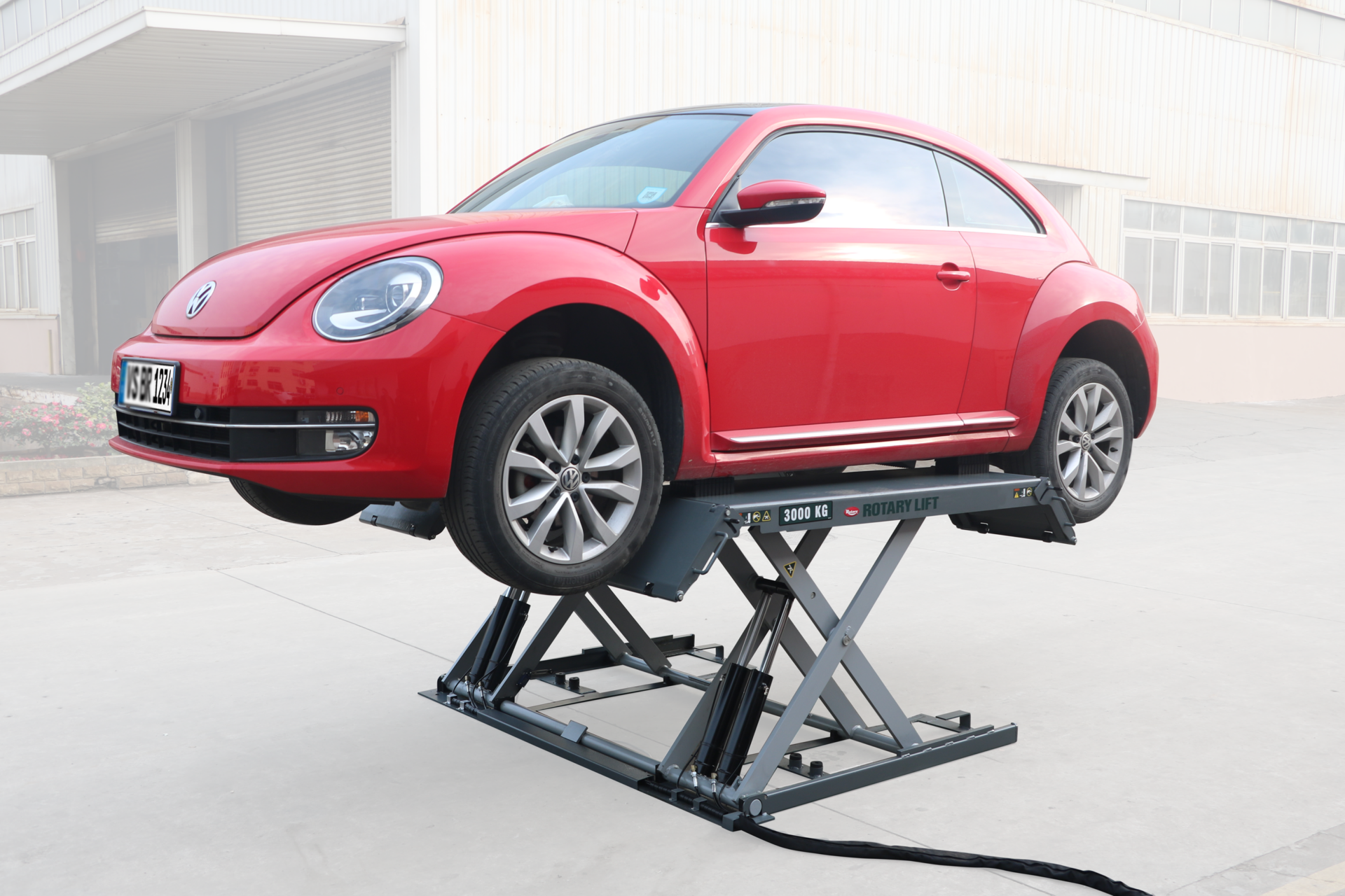 scissor lift xs 30 vw beetle red mi