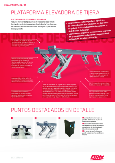 Scissor lift exalift hdvl  125455   