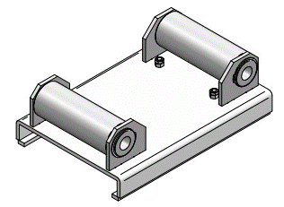 Mounting slider for differential gear