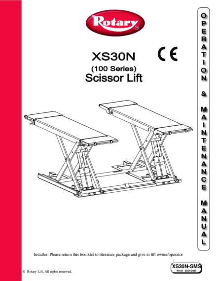 Scissor lift xs30n    