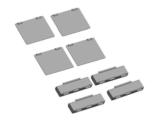 Unterflureinbausatz SM40LT/N, mit CE-Stopp, mit Achsvermessungskit