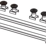 Cross beam kit RAL 7016