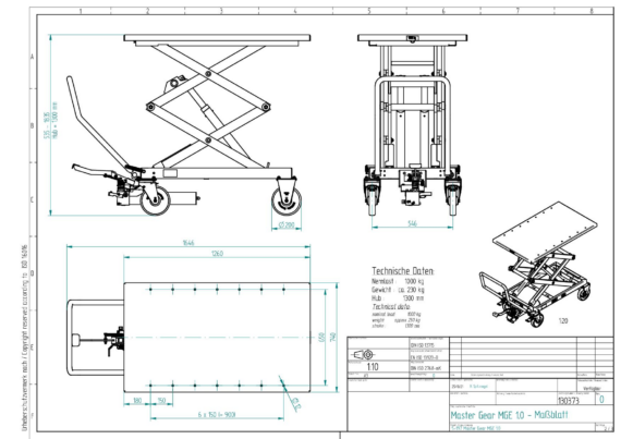 Lifting Table MGE TD 