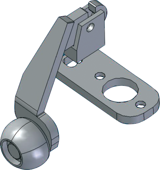 Rouleau pousse-talon pour modèles avec raccord rapide avec outil en acier ou synthétique