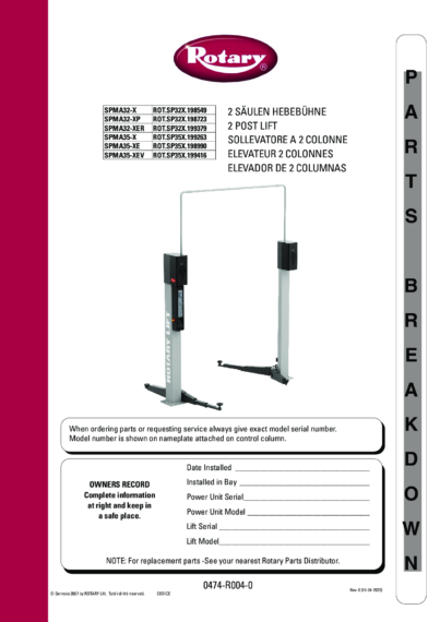 2 post lifts spma32 spma35  0473 r004 0 rev0 multi 