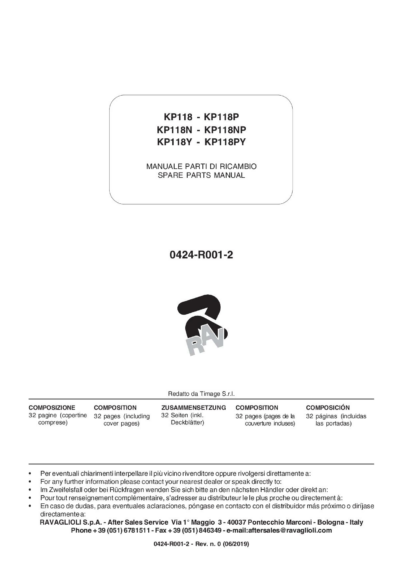 Jacking beams KP118 P N NP Y PY SP 0424 R001 2 rev0 multi 