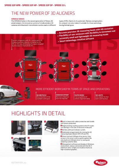 Wheel Aligner SPEED32 Series BR 129908   