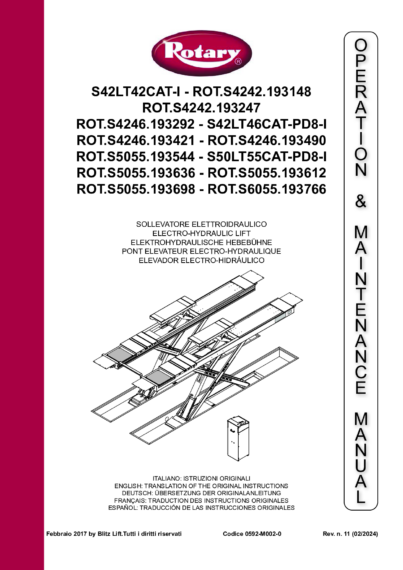 Scissor Lifts S42 S50 LT LTAK 42 46 55 CAT PD8 I IM 0592 M002 0 multi 