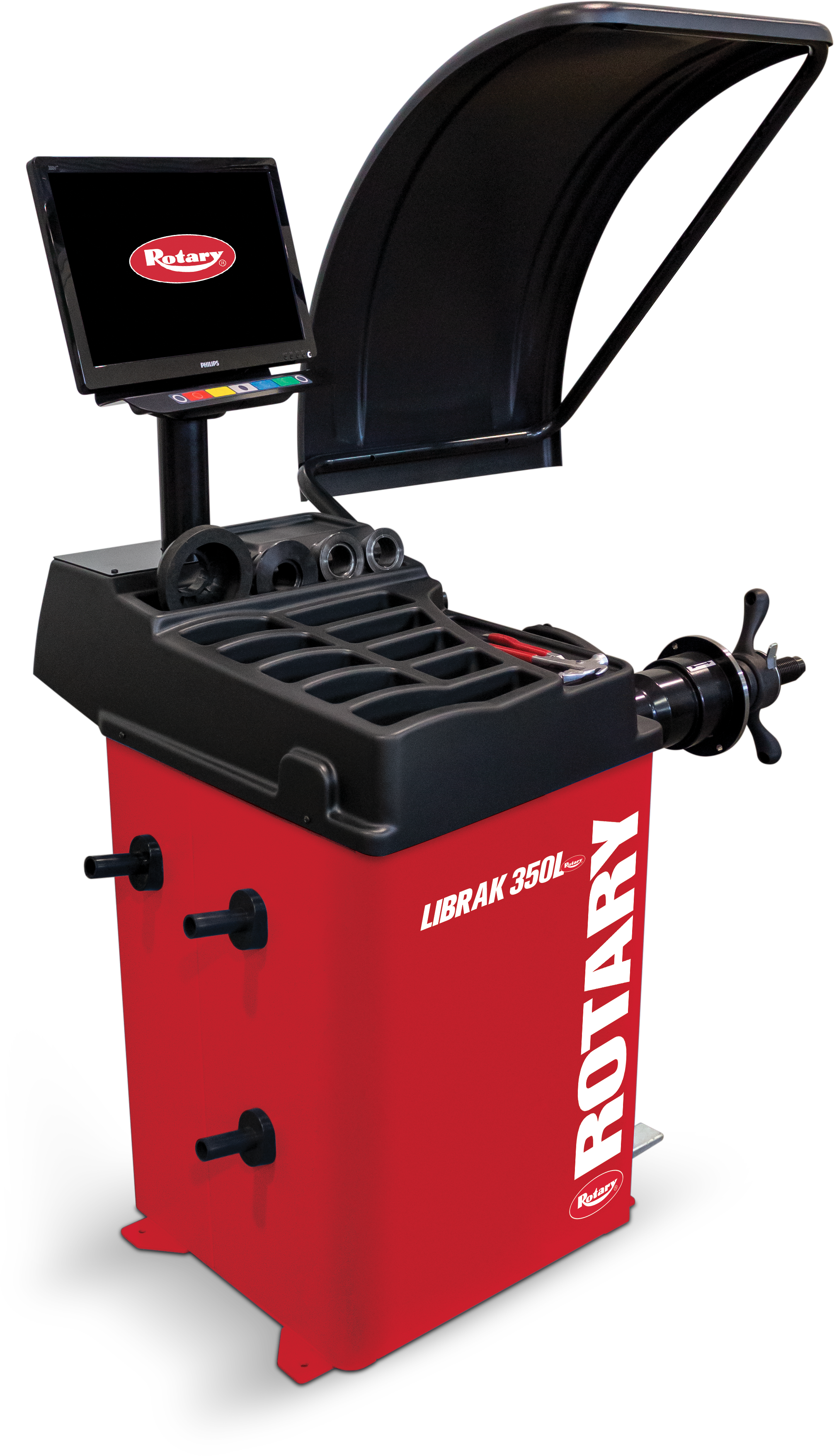 Electronic wheel balancer with microprocessor Librak350L