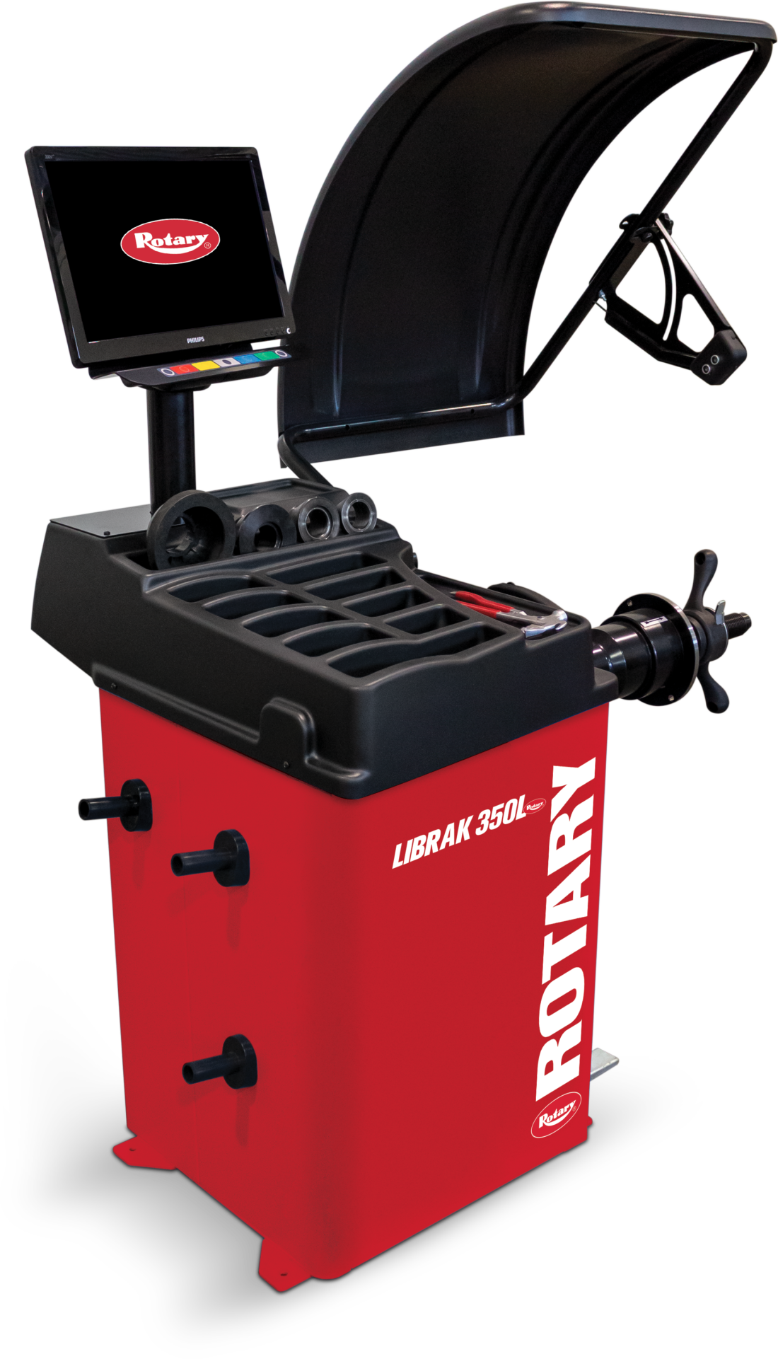 Equilibradora de ruedas electrónica con microprocesador Librak350LWS