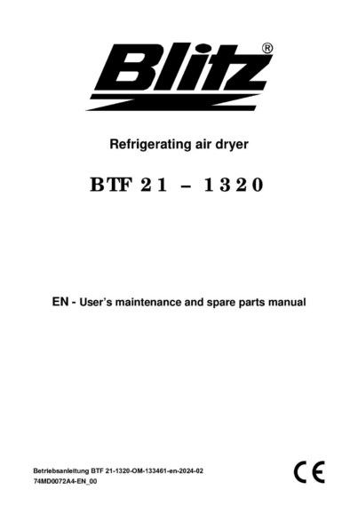 Air dryer btf 21 1320  133461  