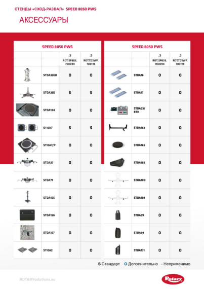 Wheel aligner ccd accessories speed8050  