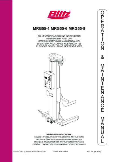 Mobile column lift mrg 55 4 6 8  0525 m024 1 rev1 multi 