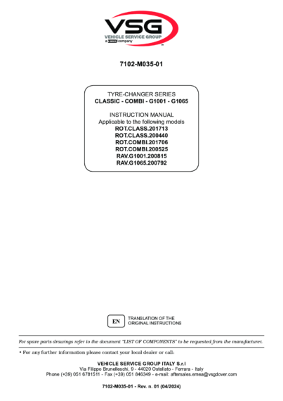 Tyre changer rotclass combi ravg1001 g1065 im 7102 m035 01 vsg rev01  2024 