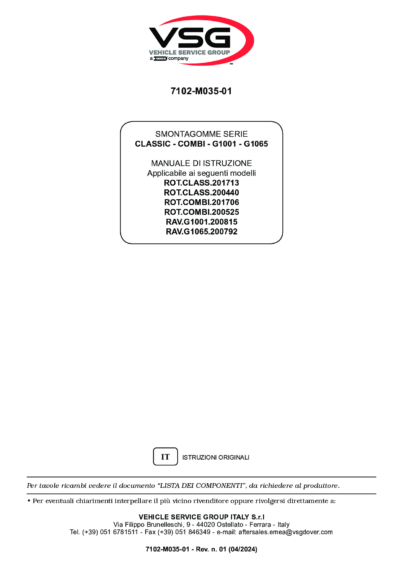 Tyre changer rotclass combi ravg1001 g1065 im 7102 m035 01 vsg rev01  2024 