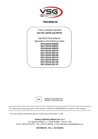 Tyre changer rothp440 ravg5440 spaga1440 im 7300 m060 00 vsg rev00  