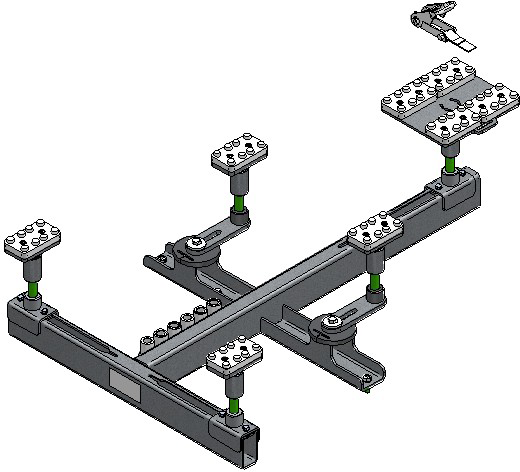 Motorhaltevorrichtung für KT100 (Mercedes) Motorhaltevorrichtung für KT100 (Mercedes)