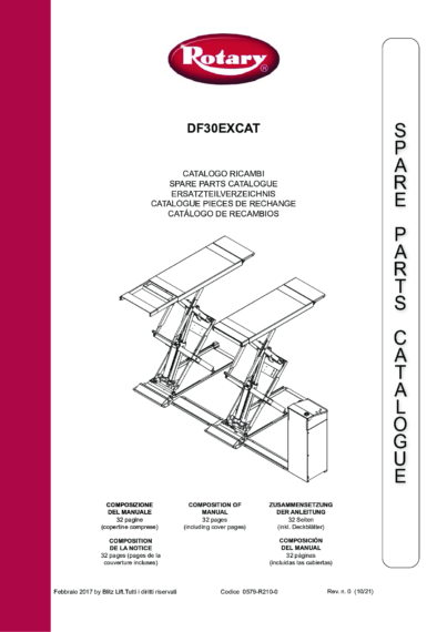 Double Scissor Lift DF30EXCAT SP 0579 R210 0 Rev0 multi 2021 