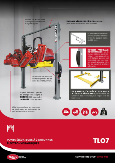 2 Post Lift TLO7 BR FR 2025