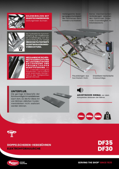 Double Scissor Lifts DF35C DF30C BR DE 2025 