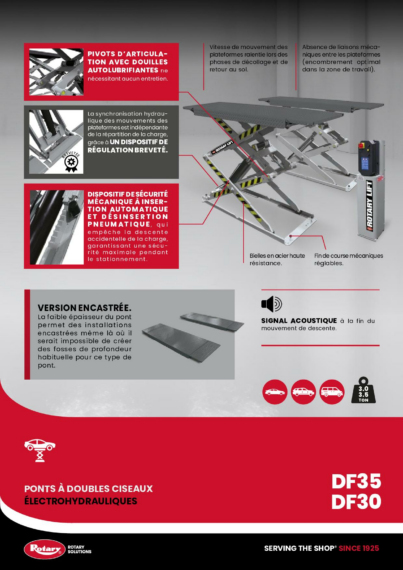 Double Scissor Lifts DF35C DF30C BR FR 2025 