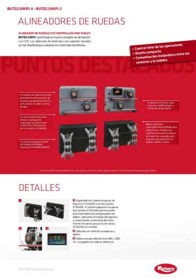Wheel Aligners BUTD20WIFI4 BUTD20WIFI3 BR ES 2025 