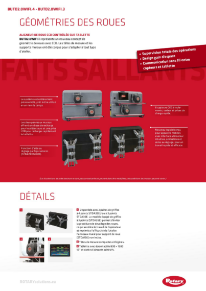 Wheel Aligners BUTD20WIFI4 BUTD20WIFI3 BR FR 2025 