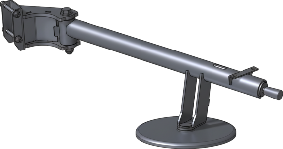 Bead breaker roller with bead pushing arm G800A140