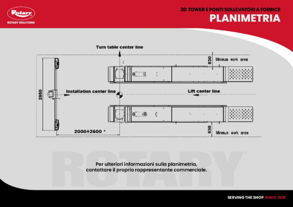 Rotary Floor Plan wheel aligner 3D Tower FY  2025 