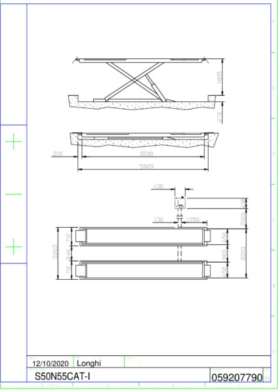 Scissor Lift S50N55CAT I TD 059207790