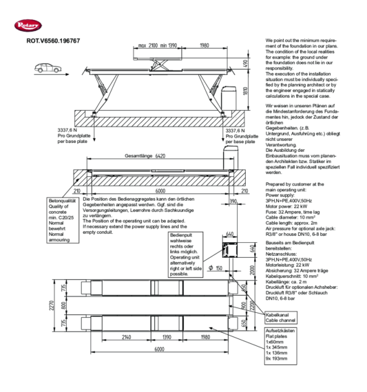 Scissor Lift V65LT 60CAT I TD