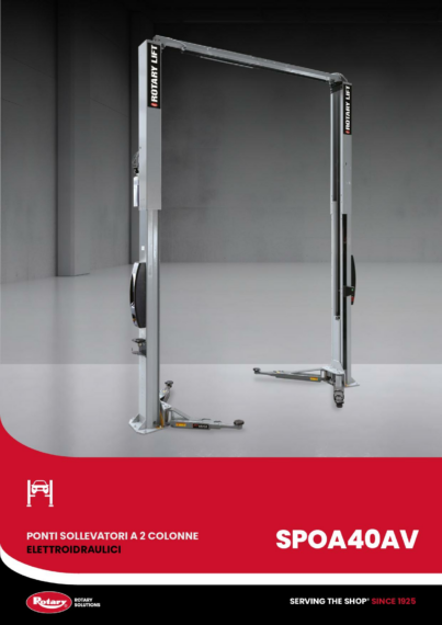 2 Post Lift SPOA40AV BR IT 