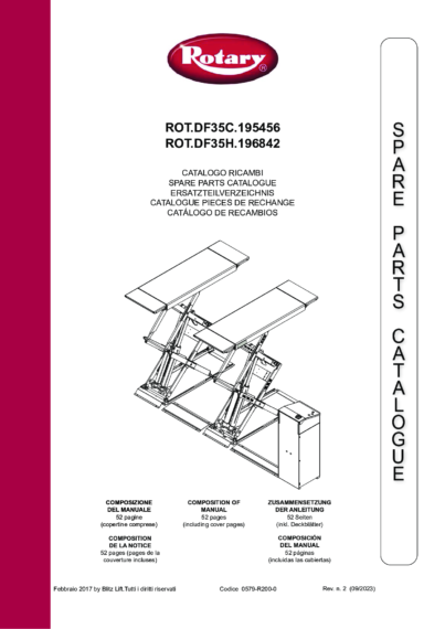 Double Scissor Lift ROTDF35CAT SP 0579 R200 0 Rev2 MULTI 