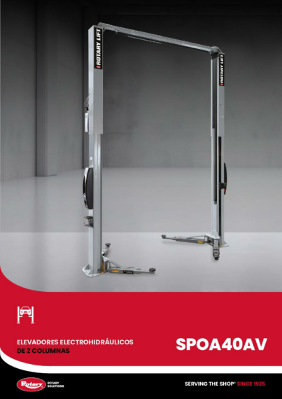 2 Post Lift SPOA40AV BR ES